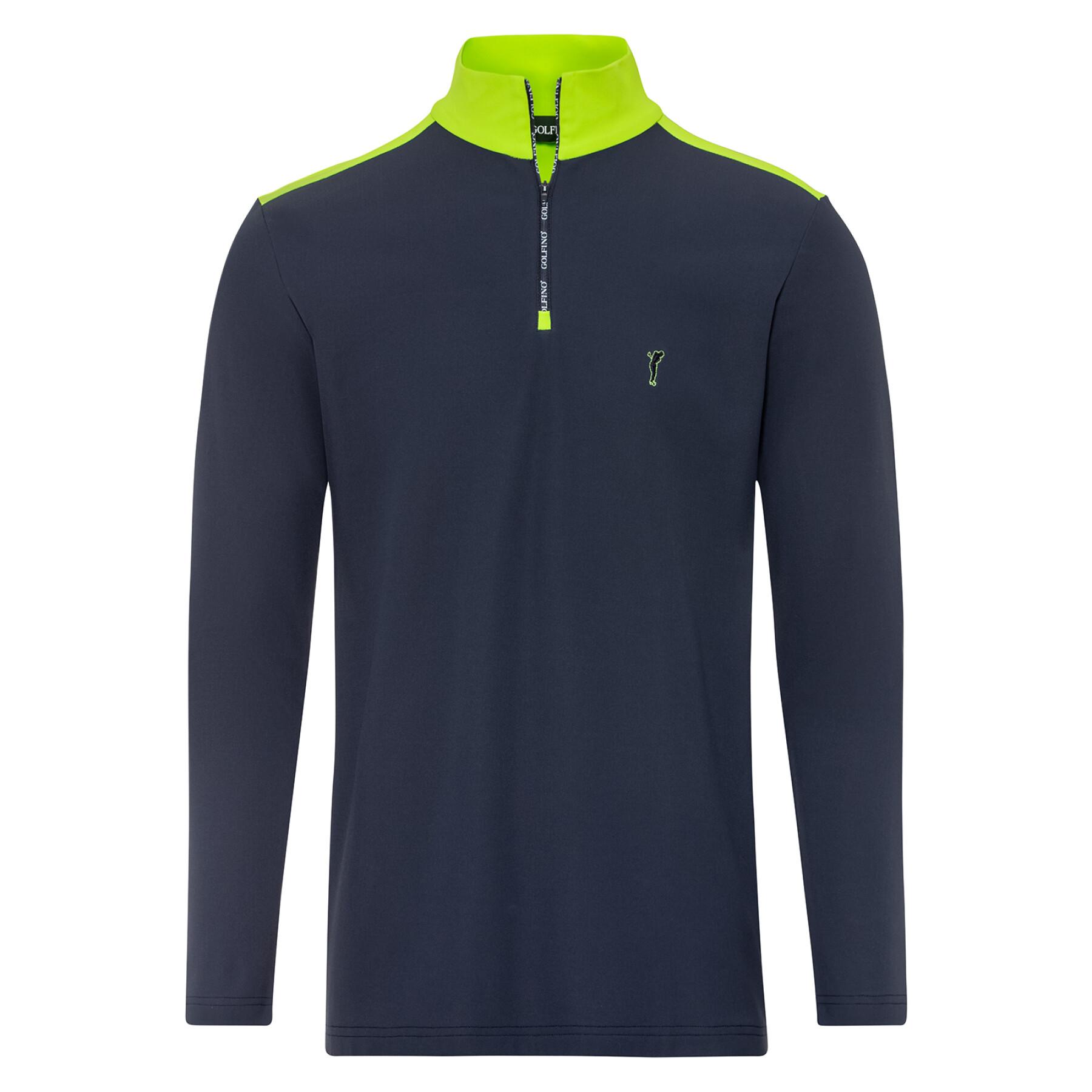 Sweatshirt à logo zip Golfino Living Golf Troyer