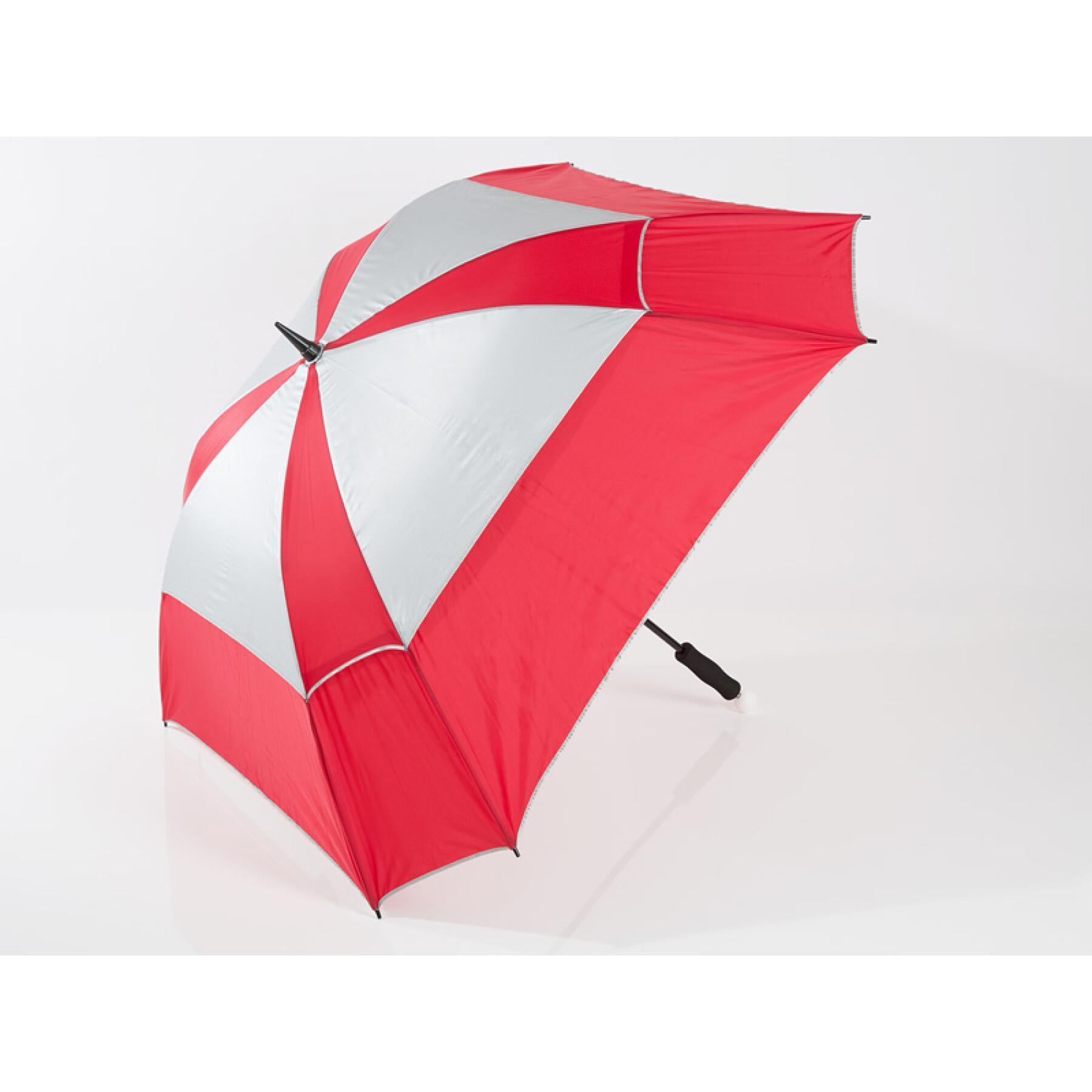 parapluie télescopique carré double voilure avec tige JuCad