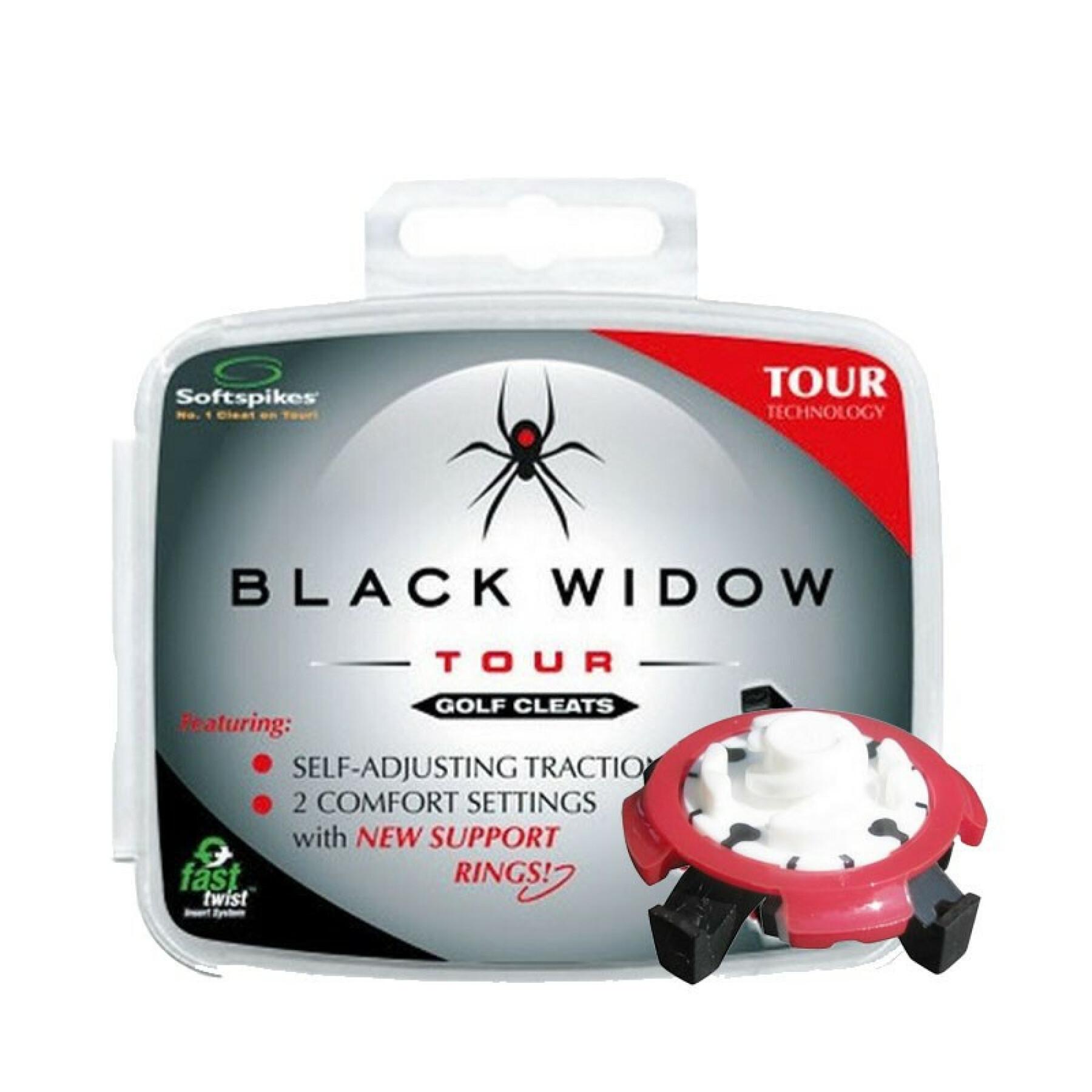 Crampons Softspikes Black Widow tour fast twist