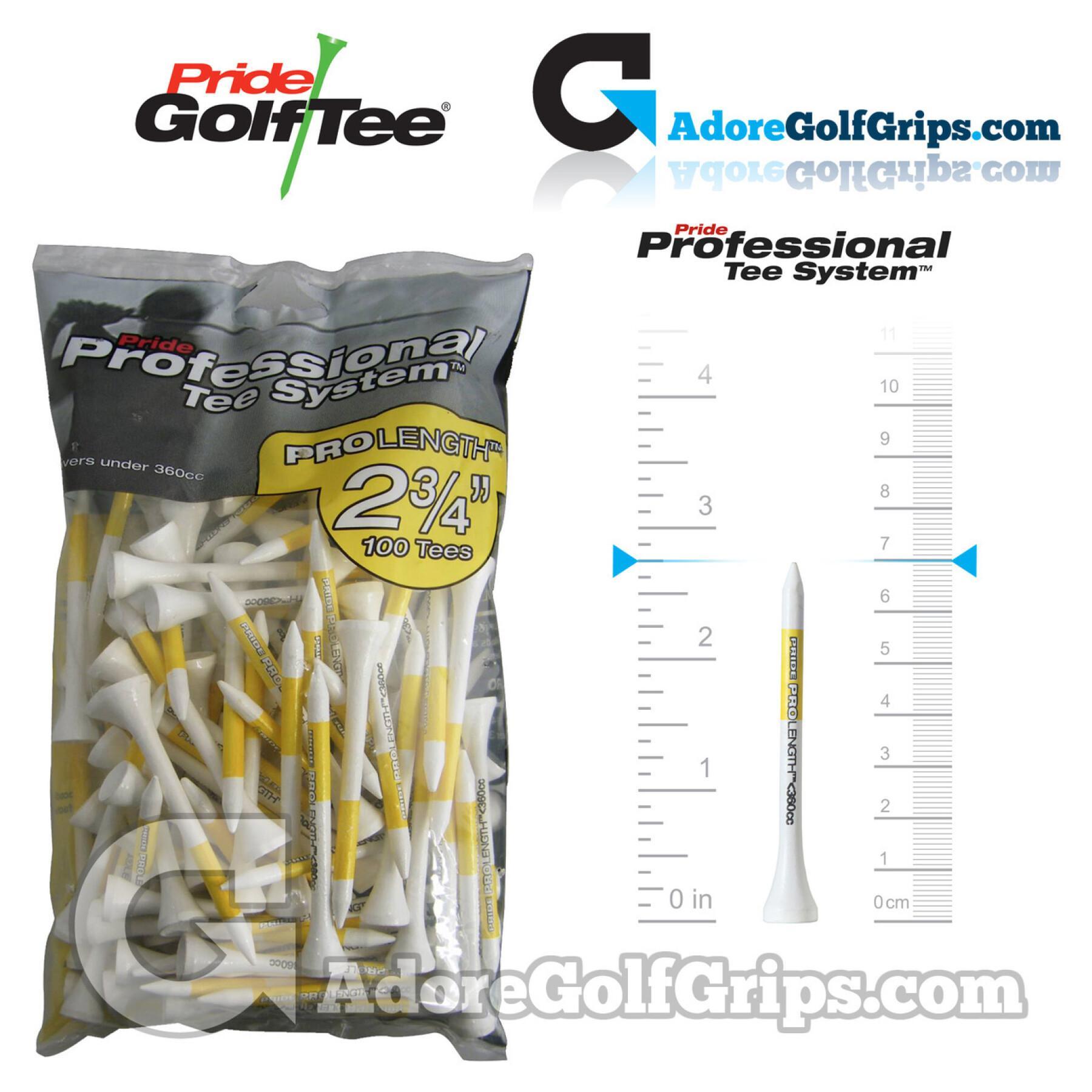 Tees Pride Golf Tee professionnal system offset 2 3/4