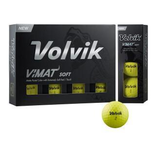 Lots de 2 balles de golf Volvik Vimat mat finish