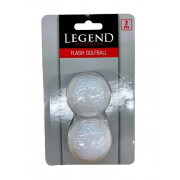 Paire de balles de golf lumineux à LED Legend