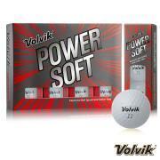 Lot de 12 balles de golf Volvik Power Soft